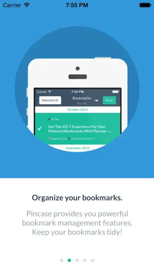 Capture d'écran de Pincase - A Pinboard.in Client, That Is Simple, Elegant And Powerful, Perfect For Managing Your Daily Discoveries. sur iPhone 1