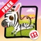 Wildlife Jigsaw Puzzles 123 for iPad Free - Fun Learning Puzzle Game for Kids