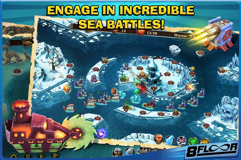 Fort Defenders 7 seas HD screenshot 2