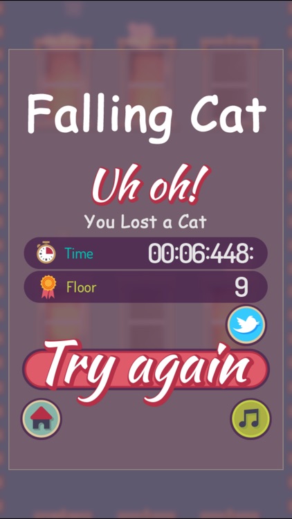 Falling Cat - help the cat land to safety screenshot-3