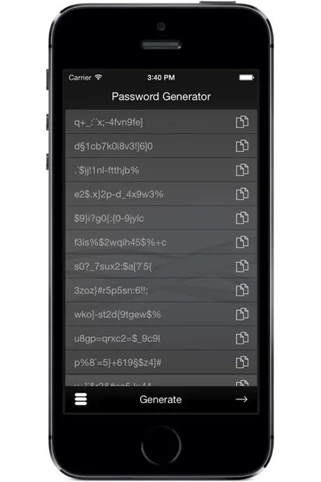 fideAS Password Generator