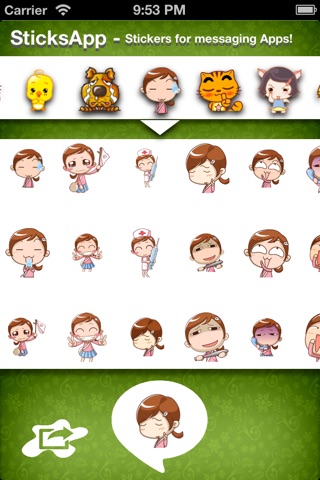 Stickers Lite for Messenger Apps screenshot 2