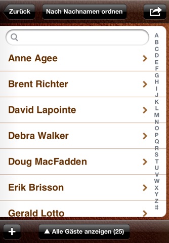 Guest List Organizer screenshot 3