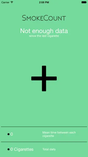 SmokeCount - the cigarette counter screenshot 1