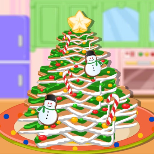 Gingerbread Cookie Christmas Tree icon