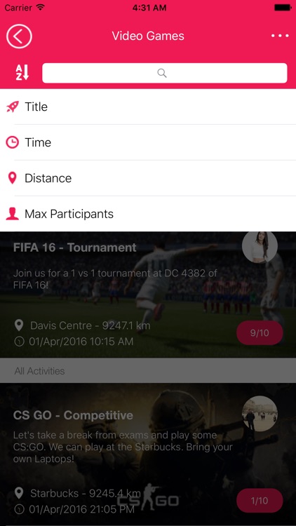 Join - Discover Activities Near You