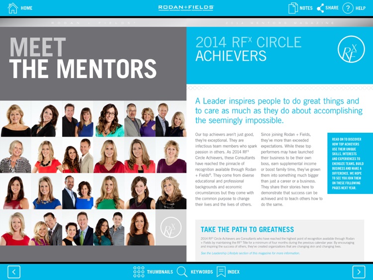 Rodan + Fields Mentors Magazine