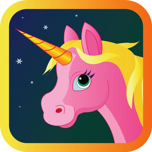A Fairy Pink Unicorn in Wonderland FREE Icon