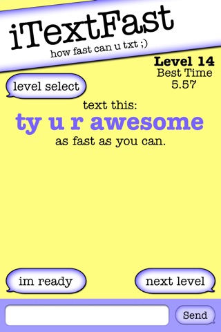 iTextFast® The best texting speed typing test+ world record text test screenshot 3