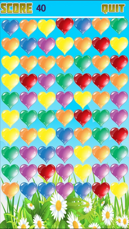 3 Hearts Love Match Game