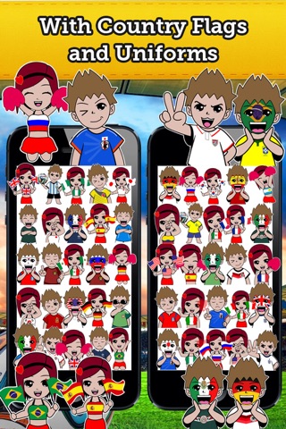 Emoji Italy Soccer Fan Free screenshot 3