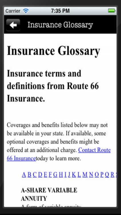Route 66 Insurance