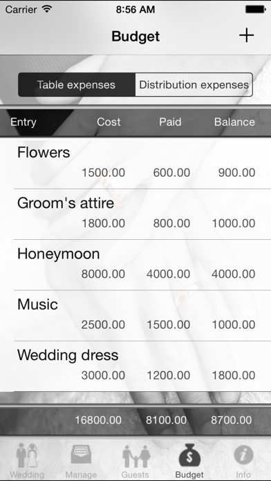 Wedding - Wedding Planner complete iPhone screenshot 4 - Lifestyle app