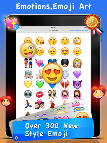 Emoji New & Emojisキーボード、ステッカー、テキスト顔文字のおすすめ画像1