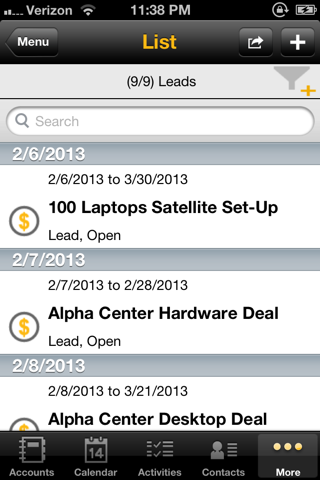 SAP Sales Manager screenshot 2