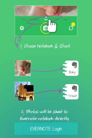 QuickSnap - Quick snap to Evernote screenshot 2