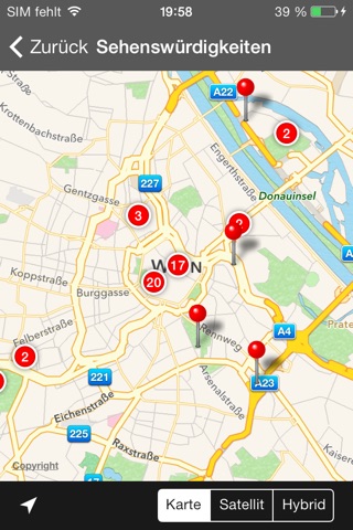 Vienna Location Service screenshot 2