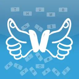 Thumb Keyboard - Single Thumb Keyboard to easy typing app icon