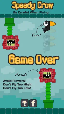 Game screenshot Speedy Crow-The Single Tap Adventure Of A Funny Flying Crazy Bird! hack