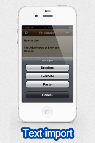 Voicepaper - The Text To Speech Voice Reader For Dropbox and Evernote screenshot 2