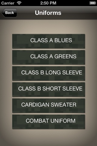 Uniform Guide Army screenshot 3