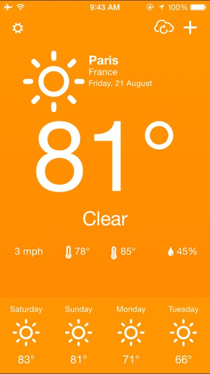 Weather Colors - Live Weather Temperature Forecast App. Get Hourly Weather Notification & Alerts