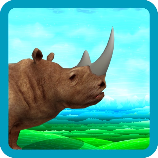 Turbo Rhino Obstacle Race Free 3D Animal Race Game iOS App