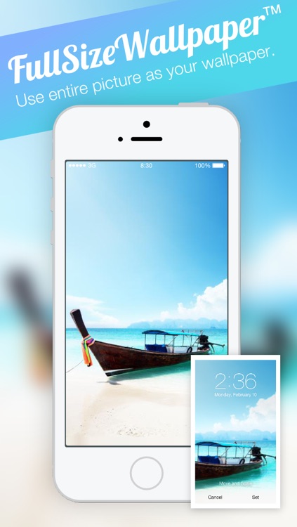 Full Size Wallpaper - Wallpaper Editor to Fix Resize Rotate or Scale Your Photo Picture and Image for iOS 7