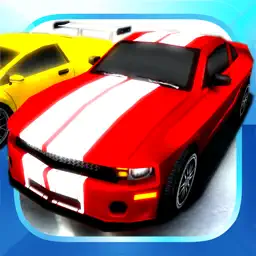 Traffic racers 3D jigsaw puzzles for toddlers, kids and teenagers with muscle cars, street rod and a classic car puzzle app icon