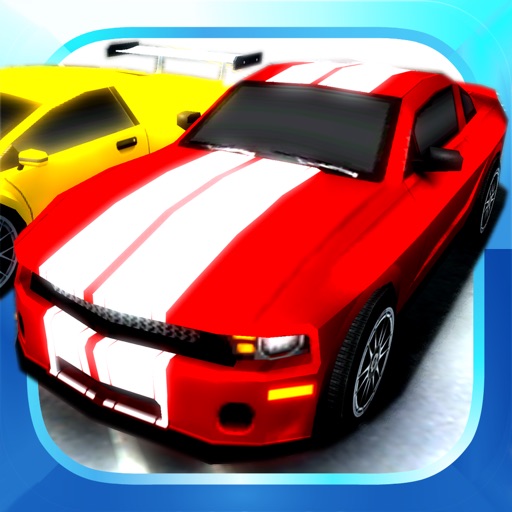 Traffic racers 3D jigsaw puzzles for toddlers, kids and teenagers with muscle cars, street rod and a classic car puzzle Icon