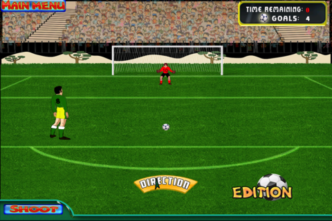 Brazil Cup Flick Football Striker : Penalty Shoot Out screenshot 2