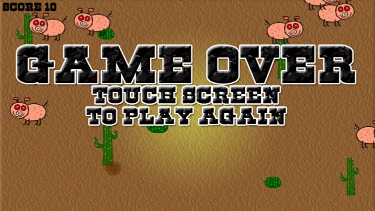 Cowboys VS Zombie Pigs screenshot-3