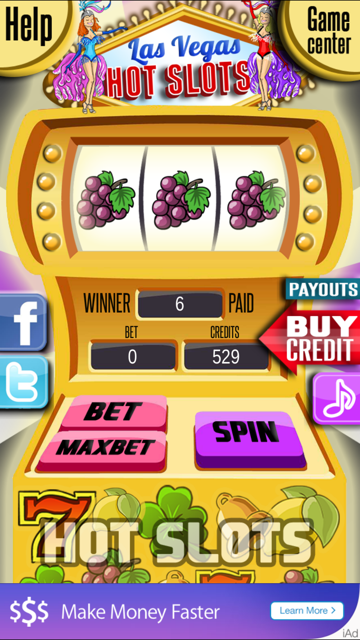 Las Vegas Hot Slots - Hit The Lucky Triple Seven To Win The Jackpot