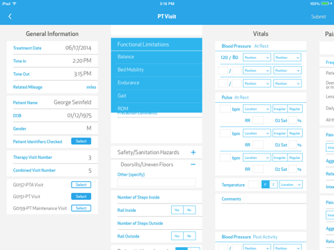 Pariox iPad screenshot 5 - Medical app