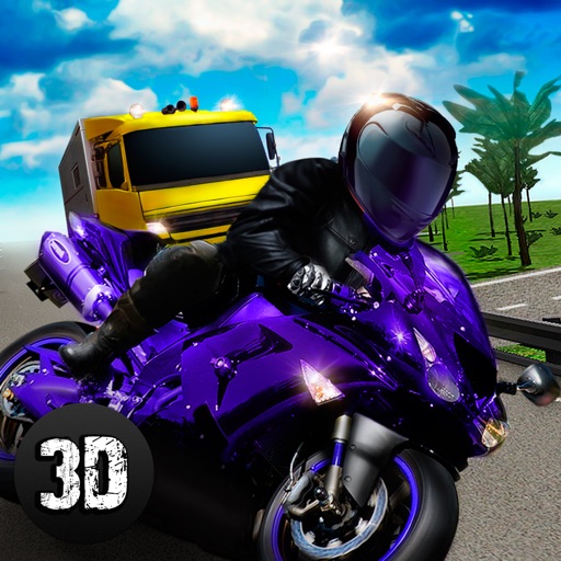 Moto Traffic Rider 3D: Speed City Racing app icon
