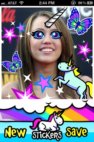I'ma Unicorn - Amazing Glitter Rainbow Sticker Camera!のおすすめ画像4