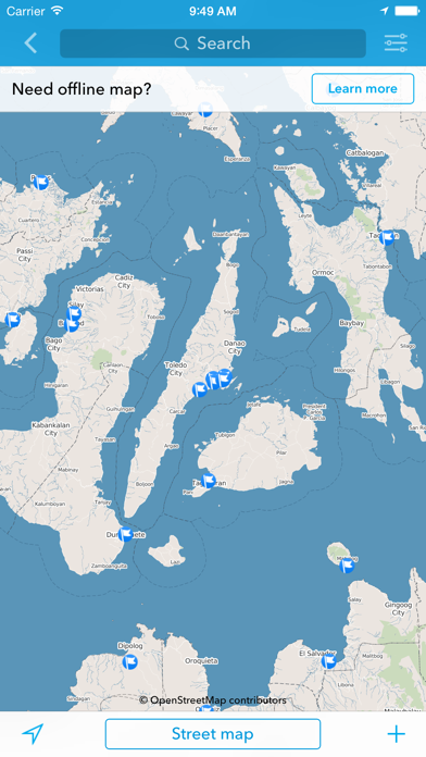 Screenshot #2 pour Ile de Cebu - Carte hors ligne et guide de la ville Tripomatic