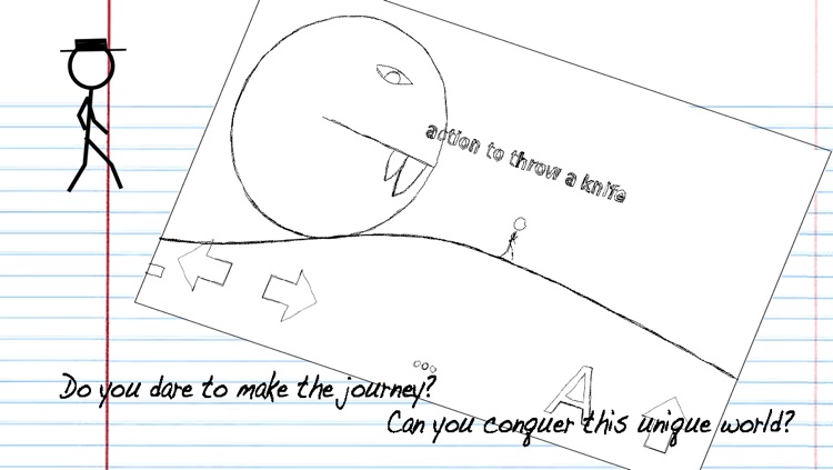 Draw Runner LITE - A Unique Stickman Adventure - by Top Free Fun Games screenshot-4