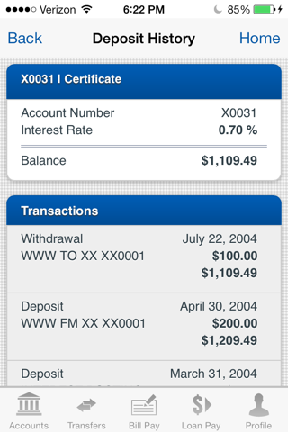 Equitable Savings screenshot 3