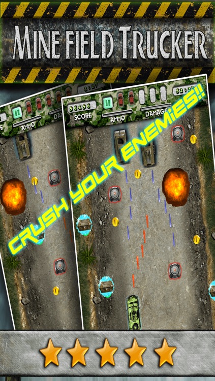 Mine Field Trucker - Real Modern Truck Run Car Racing War Sim Driving Game FREE