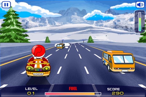 Santa Rush - Car Racing Adventure screenshot 3