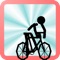 Road racing bicycle Stick man