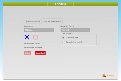 Fringilla - tic tac toe screenshot 3