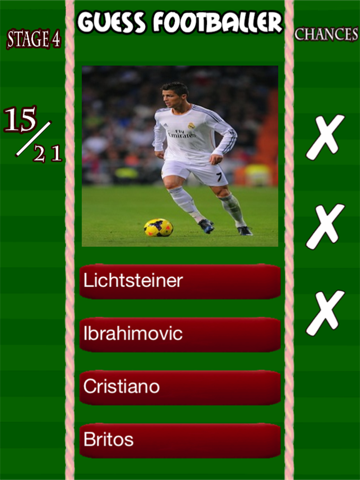 Screenshot #5 pour Les joueurs de football Photos Quiz! (Cool nouveau puzzle anecdotes mot jeu de football populaires équipes de sport 2014). gratuit