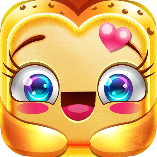 Happy Toast Jumper : Games for the girly girl iOS App