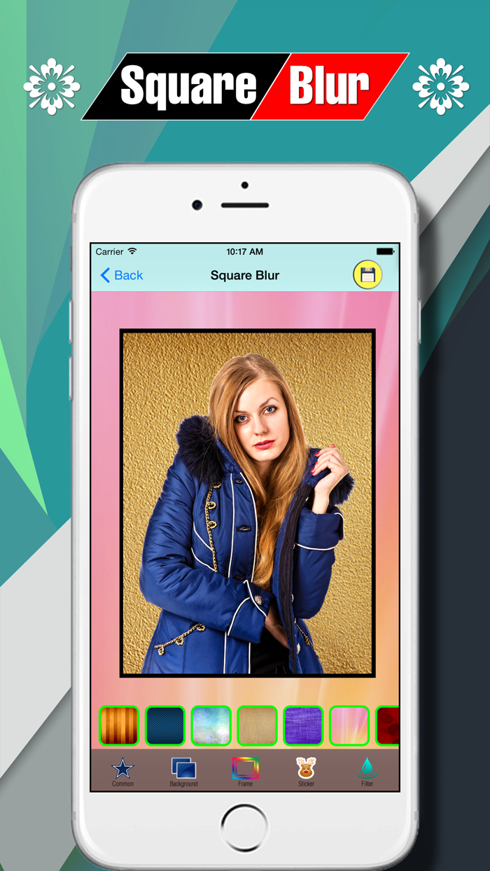 Square Blur Photo Effect