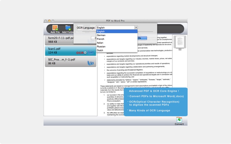 PDF to Word Pro thumbnail 1