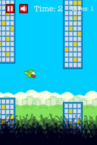 Zombird - The Revenge of the Flappy Dead Bird FREE screenshot 2