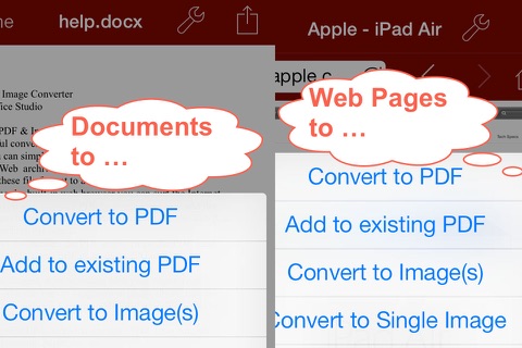 Convert.r - the simple and elegant way to convert to PDF & Image. screenshot 3