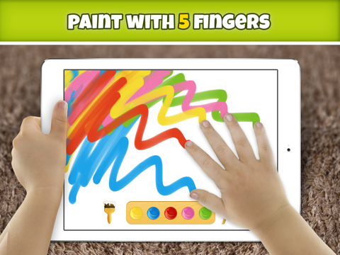 Screenshot #4 pour 5 Fingers Paint